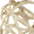 Paper Mache Metal Decorative Orb - 880024568041