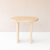22" Natural Solid Wood Oval Sled End Table - 608219195120