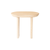 22" Natural Solid Wood Oval Sled End Table - 608219195120