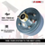 Compression Driver 600W Peak Aluminium Tweeter Diaphragm 16 Ohm Throat Twist Horn Speaker - 810047166870