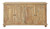 60" Natural Distressed Solid Wood Sideboard with Four Doors - 608219232597
