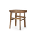 26" Brown Distressed Solid Wood End Table - 606114942436