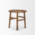 26" Brown Distressed Solid Wood End Table - 606114942436