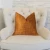 Plutus Marmalade Brown and Gold Luxury Throw Pillow - 663701003505