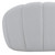 49" White Tufted Boucle Curved Lounge Chair - 880016717976