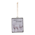 Glass Seasons Greetings Deer Ornament  - 746427865906