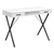 42" White and Black Computer Desk With Two Drawers - 606114856245