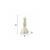 4" Ivory Lavender And Sage Scented Dimensional Form Candle - 880024701752