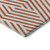 10' X 14' Rust And Ivory Geometric Washable Area Rug With UV Protection - 880024796826