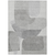 9' X 12' Linen And Gray Abstract Washable Indoor Outdoor Area Rug - 880016466645