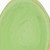 6" Sea Green Solid Wood Oval Dough Bowl - 880024523521