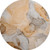 8' Orange Gray And Ivory Abstract Washable Round Rug With UV Protection - 880016405453