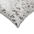 Set of Two 12" X 20" Gray and Silver Abstract Cowhide Lumbar Throw Pillows with Glitter - 608219272692