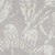 5' Gray and Ivory Floral Distressed Round Rug - 608219283773