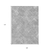 9' X 12' Gray And Silver Geometric Washable Indoor Outdoor Area Rug - 606114926078