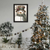 Old World Frosty The Snowman Black Framed Wall Art - 880016529692