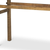 54" Brown Solid Wood Distressed Console Table - 880016507263