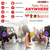 8 inch PA Portable Bluetooth Party Speaker Karaoke Boombox + 2 Wireless Mics - 810099499254