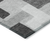 8' X 10' Silver Ivory And Charcoal Geometric Washable Indoor Outdoor Area Rug - 880016653274