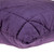 Homeroots Home Decor Purple Chunky Geo Stitched Velvet Decorative Throw Pillow, 20 x 20 x 4 Inches