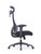 Black Adjustable Height Swivel Rolling Executive Office Chair - 880016760095