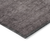 8' X 10' Gray Charcoal And Brown Ombre Washable Indoor Outdoor Area Rug