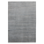2' X 3' Gray And Blue Wool Striped Hand Woven Area Rug - 880016658620