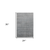2' X 3' Gray And Blue Wool Striped Hand Woven Area Rug - 880016658620