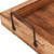 21" Natural Solid Wood Handmade Serving Tray With Handles - 880016731224