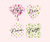 Sticker Joy Love Peace Faith Collection - 603799752602