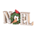 Christmas Figurine Cardinals Noel Wreath - 603799703536