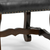 Set of Two Black Gray And Dark Brown Solid Wood Upholstered Chenille And Leather Dining Side Chairs - 608219066673