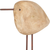 Wood Iron Bird Abstract Tabletop Sculpture - 880024746395