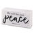 Plaque Block Cast Stone He Will Be Peace - 667665406327