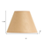Linen Plain Empire Lamp Shade - 880016535525