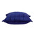 20" x 7" x 20" Transitional Royal Blue Quilted Pillow Cover With Poly Insert - 4512822765662