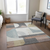 9' X 12' Rust Gray And Ivory Geometric Washable Indoor Outdoor Area Rug - 880016416596