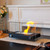 14" Black And Silver Metal BioEthanol Portable Firepit - 880024506456