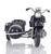 Black Vintage BMW R75 Motorcycle and Sidecar Model - 640901136127