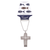 Auto Dangle Silver Fish Cross Trust Card - 603799691161