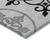 9' X 12' Gray Black And White Floral Medallion Washable Indoor Outdoor Area Rug - 880016460629
