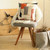 Homeroots Home Decor White And Orange Geometric Blocks Throw Pillow, 18x18 Inches