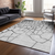8' X 10' Gray And Charcoal Abstract Washable Indoor Outdoor Area Rug - 608219233549