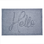 24" X 36" Gray Hello Outdoor Polypropylene Door Mat - 880016708936