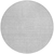 8' Silver And Ivory Round Geometric Washable Indoor Outdoor Area Rug - 608219094218
