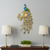 Metal Silent Analog Peacock Novelty Wall Clock - 880024809359