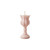 5" Pink Lavender And Sage Scented Dimensional Flower Candle - 880024789620