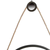 Fame Round Wall Hanging Accent Mirror with Rope - 606114066200