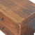 Chestnut Wood Two Drawer Nightstand - 880016839678