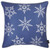 18"x18" Christmas Snow Flakes Printed Decorative Throw Pillow Cover - 4512839613888